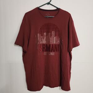 Armani Exchange City Scape Front Graphic t shirt men XXL